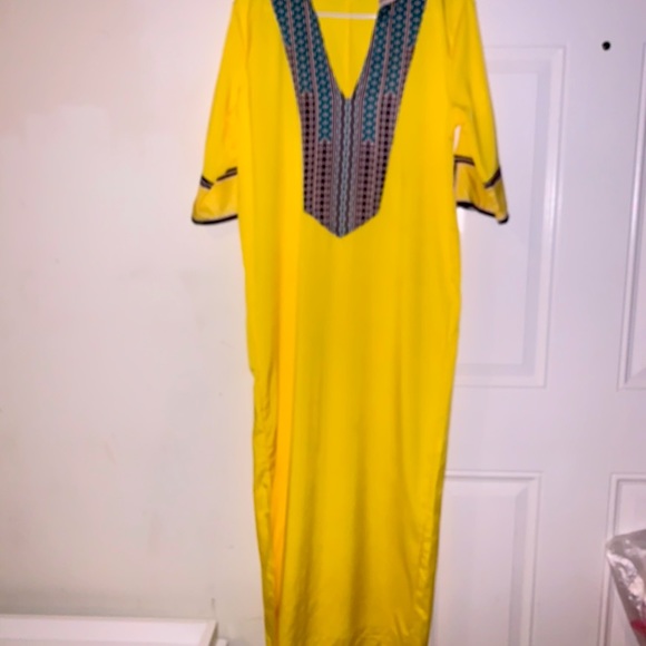 Other - Bright yellow coverup/sarong! NWOT